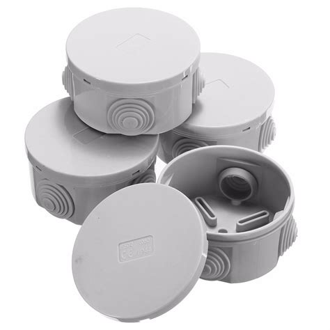 round sloped junction box|shallow outdoor round electrical box.